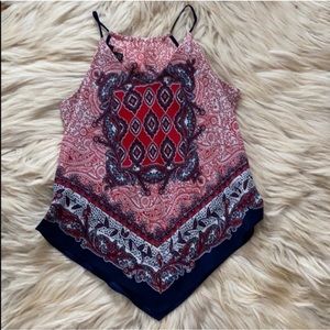 NEW A. Byer Red, White, and Blue Tank Top Blouse!